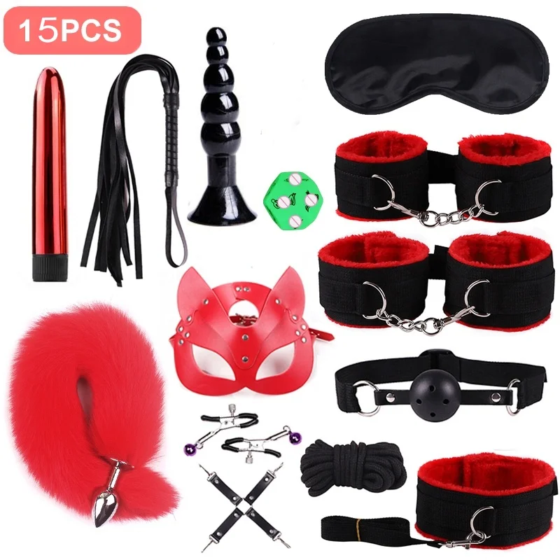 Наручники BDSM для взрослых мужские наручники зажимы сосков плетка шлепков