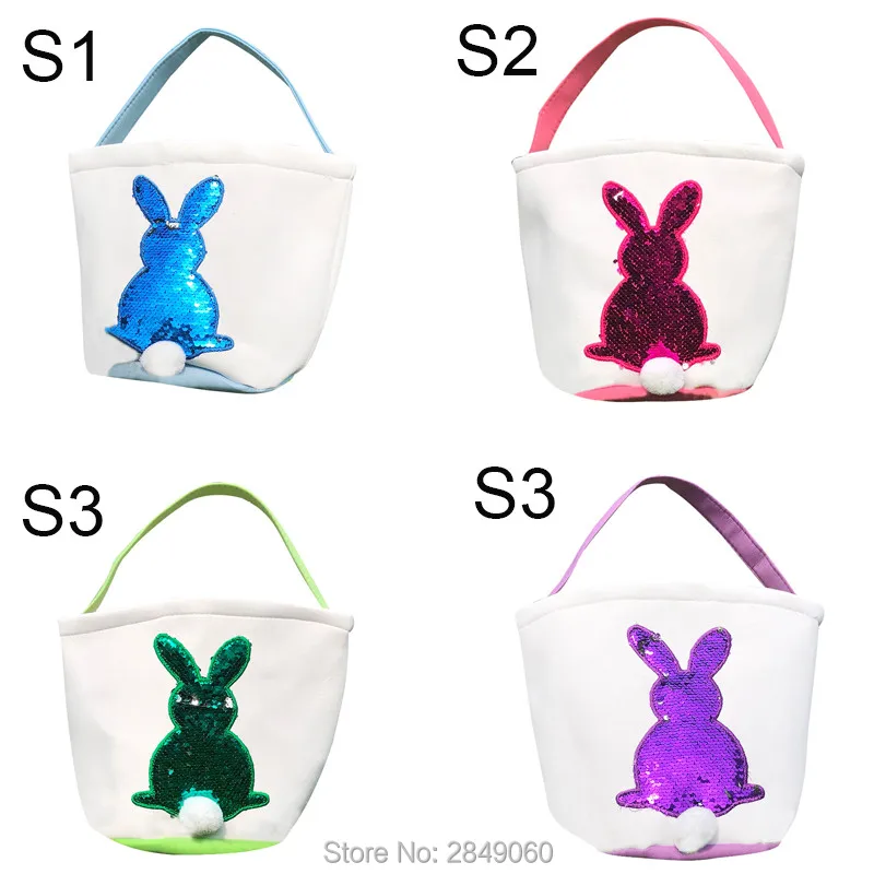 Лидер продаж 1 шт. сумка в виде пасхального кролика для детей ведро конфет