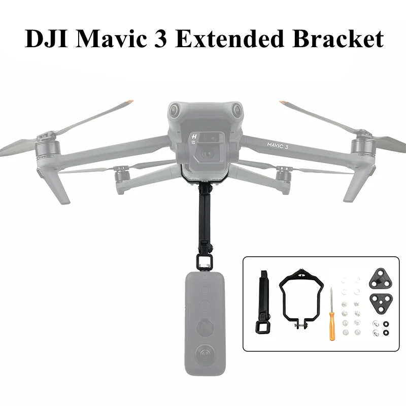 

Extended Bracket Holder for DJI Mavic 3/3 Cine Accessories Upper Mount Adapter for 360 Panorama Camera for Gopro Action Camera