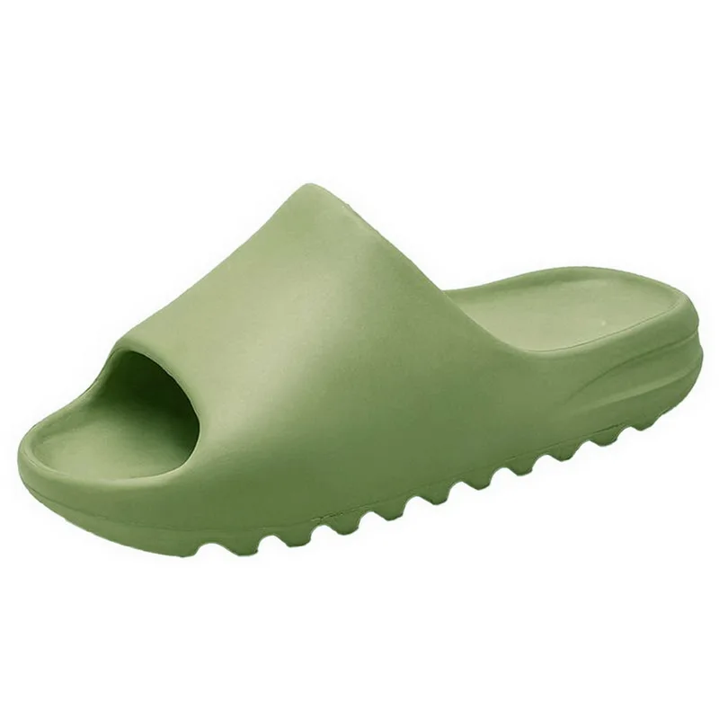 

Men Thick Platform Slippers Summer Beach Shoes Eva Soft Sole Slide Sandals Leisure Men Ladies Indoor Anti-slip Bathroom Shoes