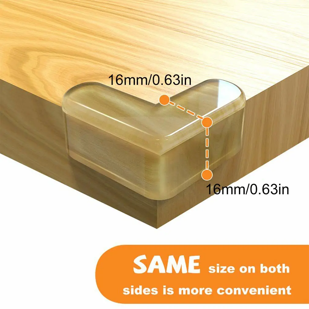 

Child Safety Transparent Anti-collision Corner Child Anti-collision Thickened Corner Protection Table Corner Protective Cover
