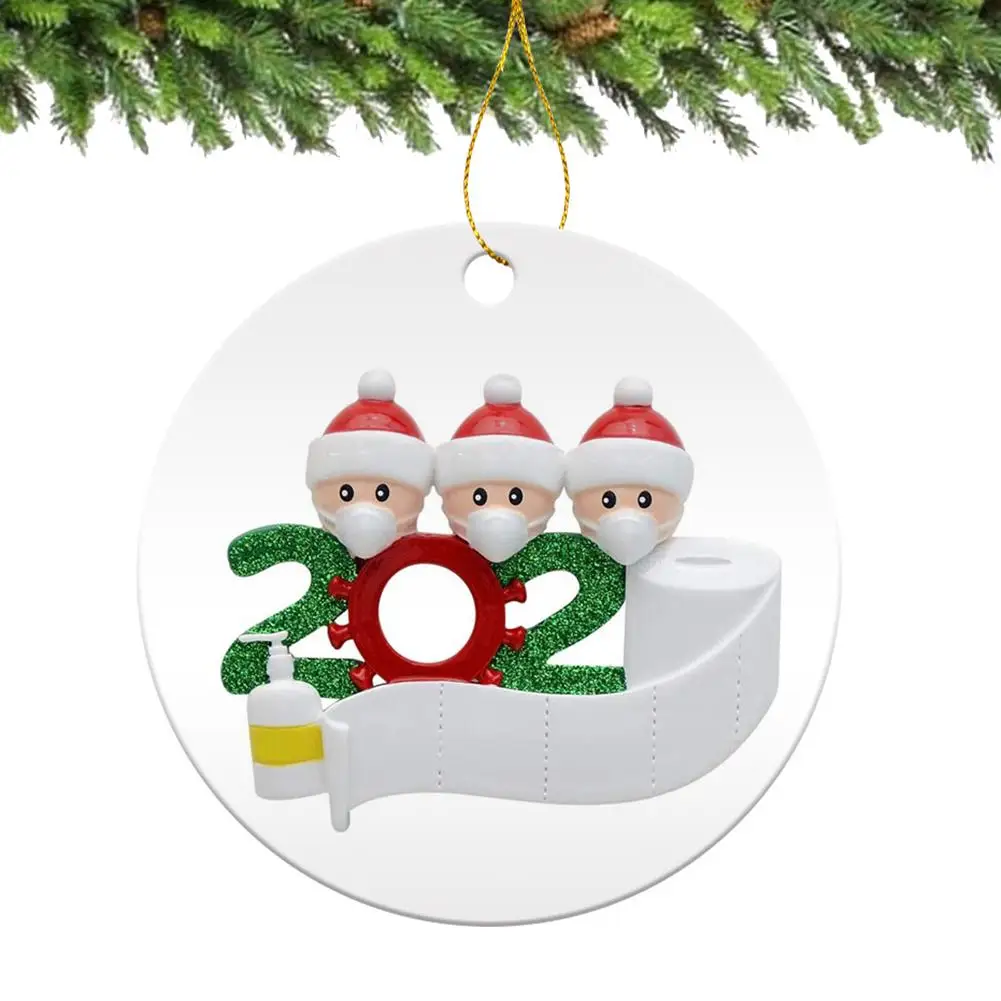 2020 чехол для лица Снеговик персонализированный Санта Клаус номер Рождественский