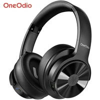 oneodio a30 active noise cancelling headphones wireless over ear bluetooth 5 0 headset with deep bass cvc 8 0 clear mic travel