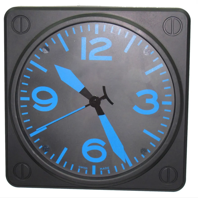 

Large Silent Luxury Wall Clock Modern Design Metal 3D Watch Luminous Big Clocks Wall Home Decor Living Room Bedroom with Logo