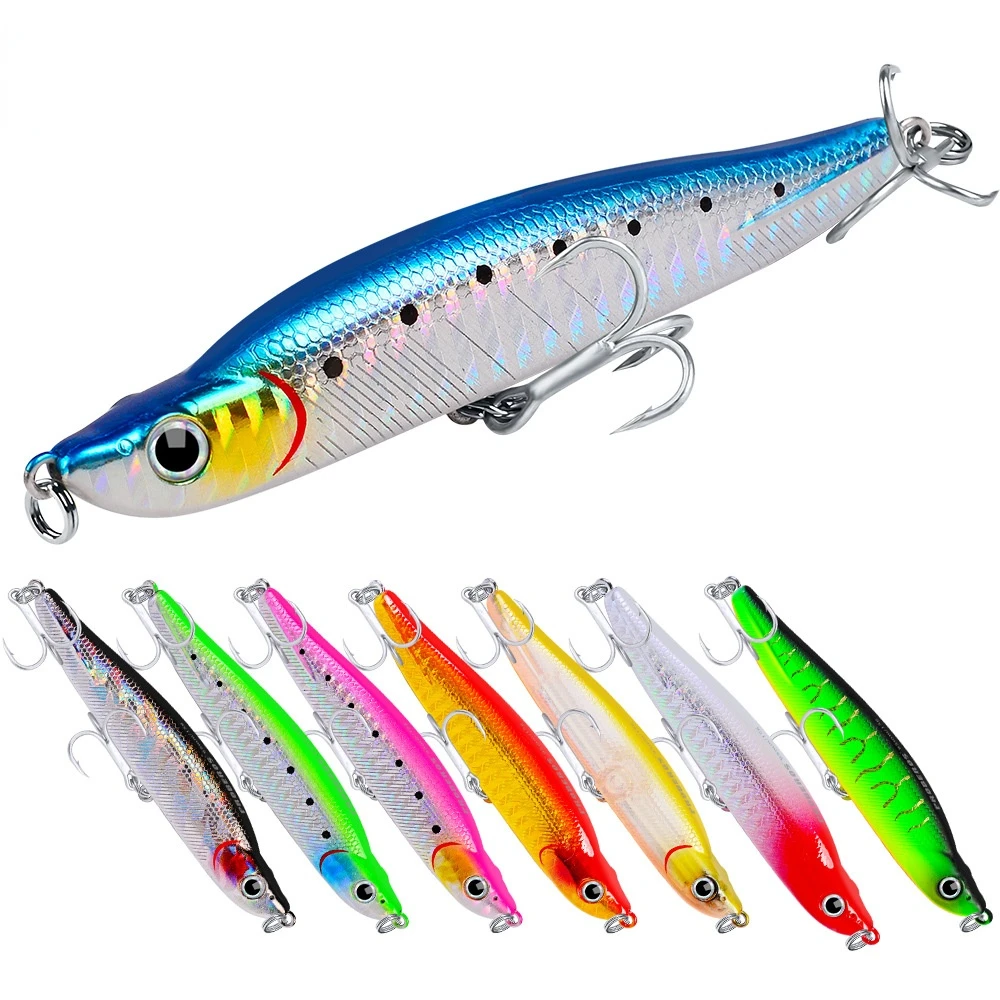 

Minnow Bait Fishing Lure 9.5cm 17g Artificial Hard Baits Sinking Bass Swimbaits Long Cast Pencil Wobblers Fishing Tackle