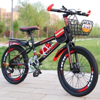 182022 inch mountain bikes single speed7 speeds double disc brake students bicycle for children carbon steel frame