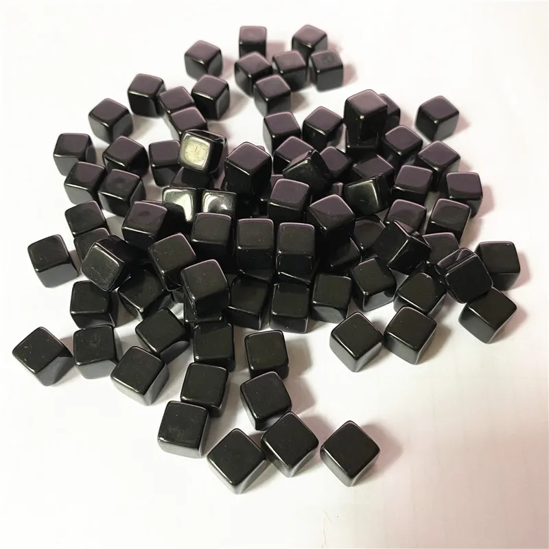 50 шт./компл. 8 мм прозрачный серый квадратный угловой красочный Кристальные кости