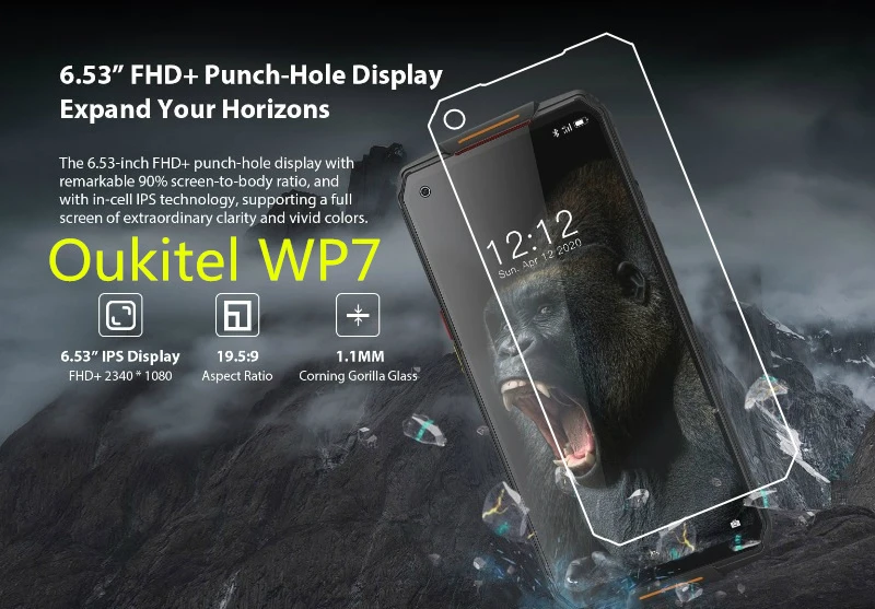 Фото Закаленное стекло JGKK для Oukitel WP7 WP6 WP5 Pro WP 7 100% оригинальная Премиум Защитная пленка Закаленное стекло JGKK для Oukitel WP7 WP6 WP5 Pro WP 7 100% оригинальная Премиум Защитная пленка