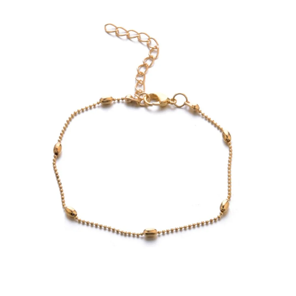 3 шт./компл. пляжные Стиль цепи браслеты крошечные блестки заявление ножные из