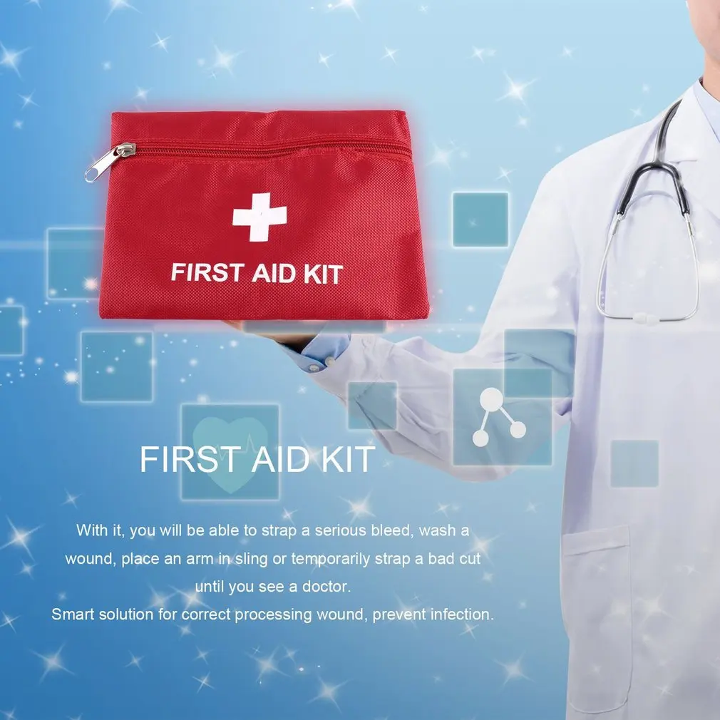 

1.4L Portable Emergency First Aid Kit Pouch Bag Travel Sport Rescue Treatment Outdoor Hunting Camping First Aid Kit Hot