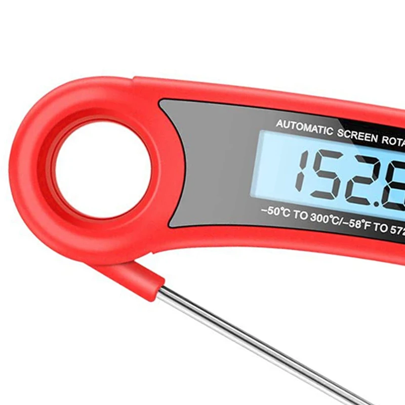 

HOT-Instant Read Meat Thermometer for Cooking Digital Food Thermometer for Grill, Kitchen, Candy, BBQ