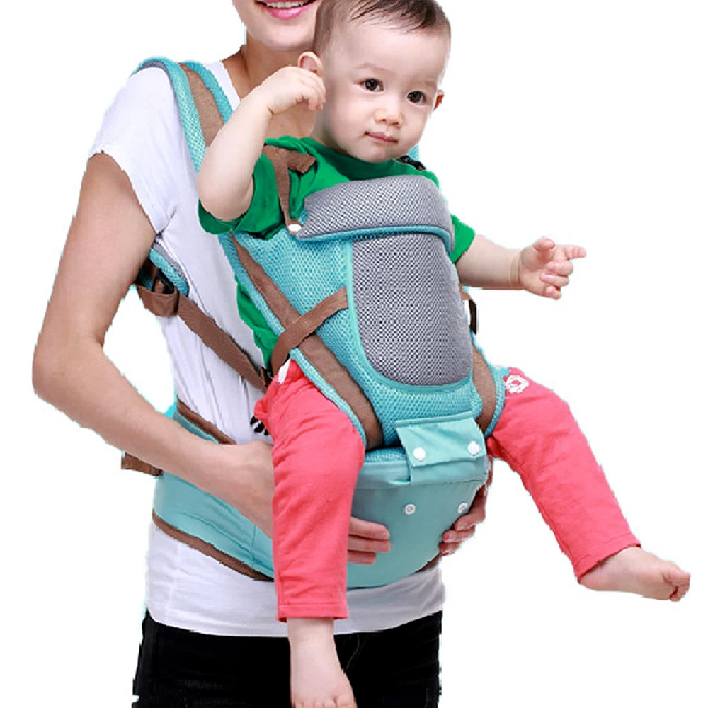 

Ergonomic Baby Carrier Infant Kid Baby Hipseat Sling Front Facing Kangaroo Baby Wrap Carrier for Baby Travel 0-36 Months