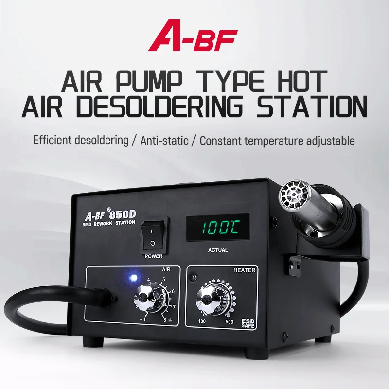 A-BF 850D воздушный насос Тип паяльная сварочная станция горячий воздух пистолет чип