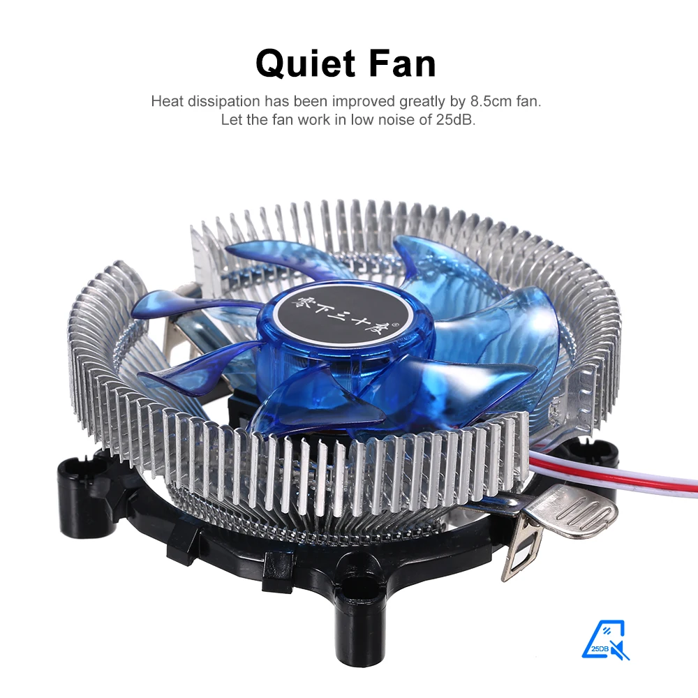 Гидравлический кулер для процессора вентиляторы тихий радиатор платформы Core