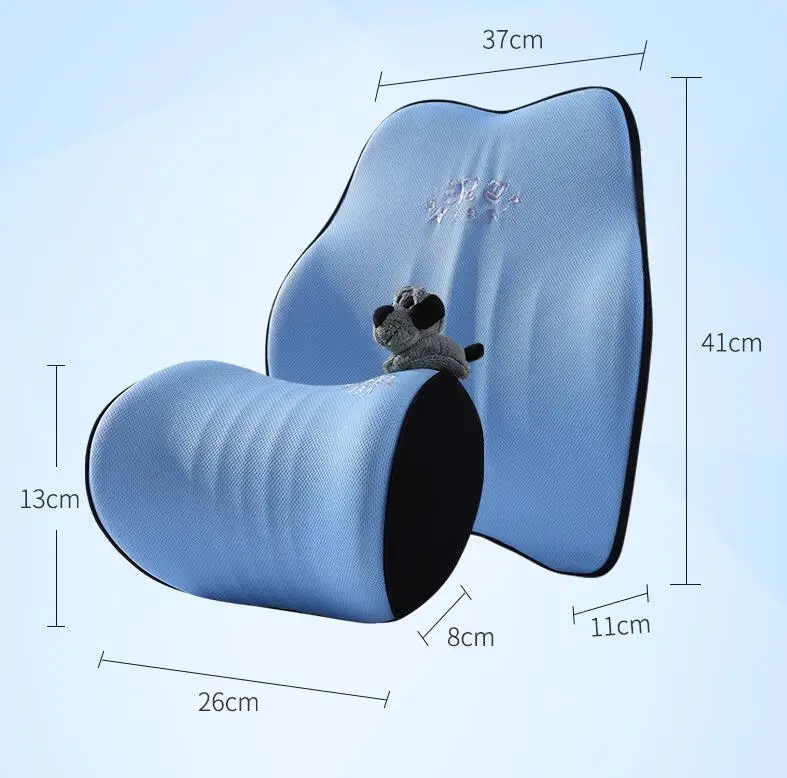 Волоконный Автомобильный подголовник подушка из пены с эффектом памяти для