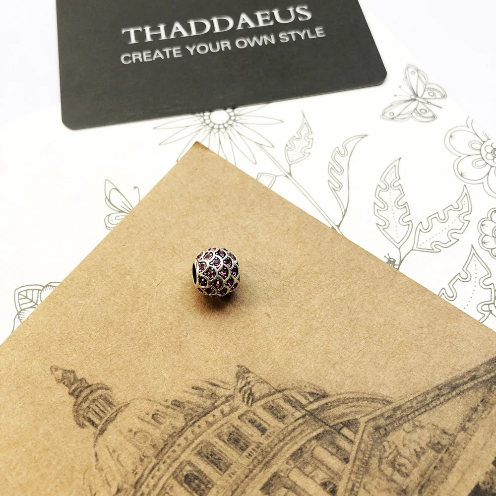 Бусины красная рыба серебро и стразы в виде бус подходящие браслет ожерелье из