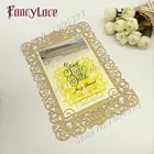 12x17 см Лазерная резка кружева любовь сердце стол место карты diy Свадебная вечеринка меню карты 20 шт.лот 24 цвета на выбор Бесплатная доставка