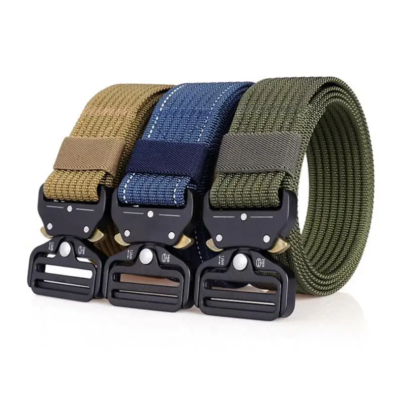 BOKADIAO военный армейский боевой мужской холщовый ремень быстросъемные тактические ремни для мужчин нейлоновый открытый тренировочный пояс мужской ремень