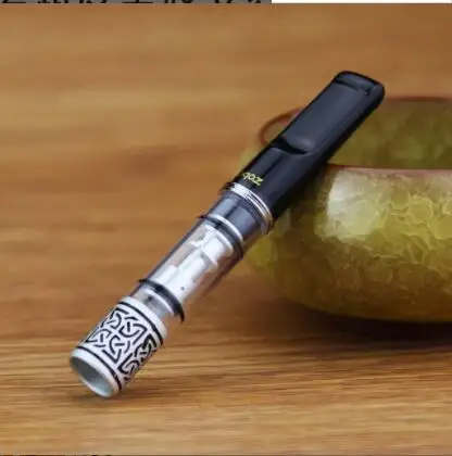 ZOBO микропорный фильтр для сигарет, Очищающий циркулирующий слой фильтрующий держатель для сигарет/здоровое курение наборы - Цвет: Серебристый