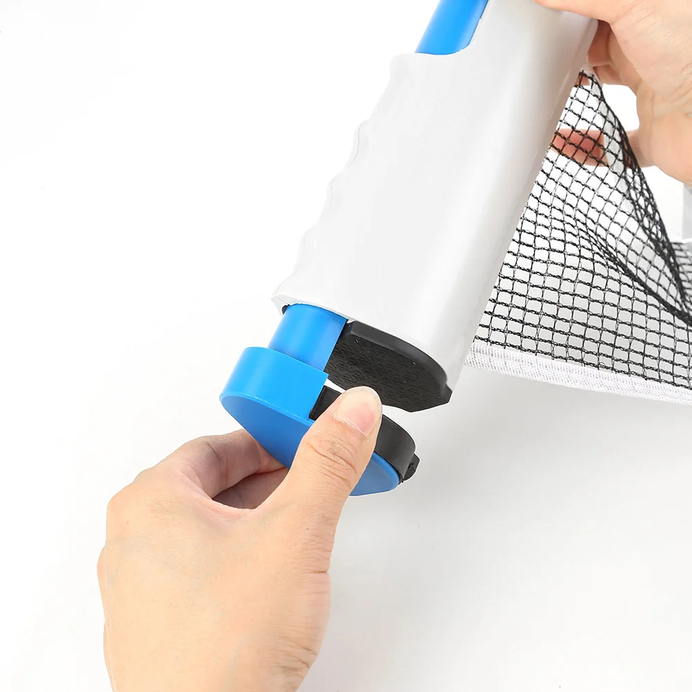 

Anti-slip Table Tennis Net Multi-functional Practical Durable Convenient Bracket Retractable Exercise Ping Pong Post Net Rack