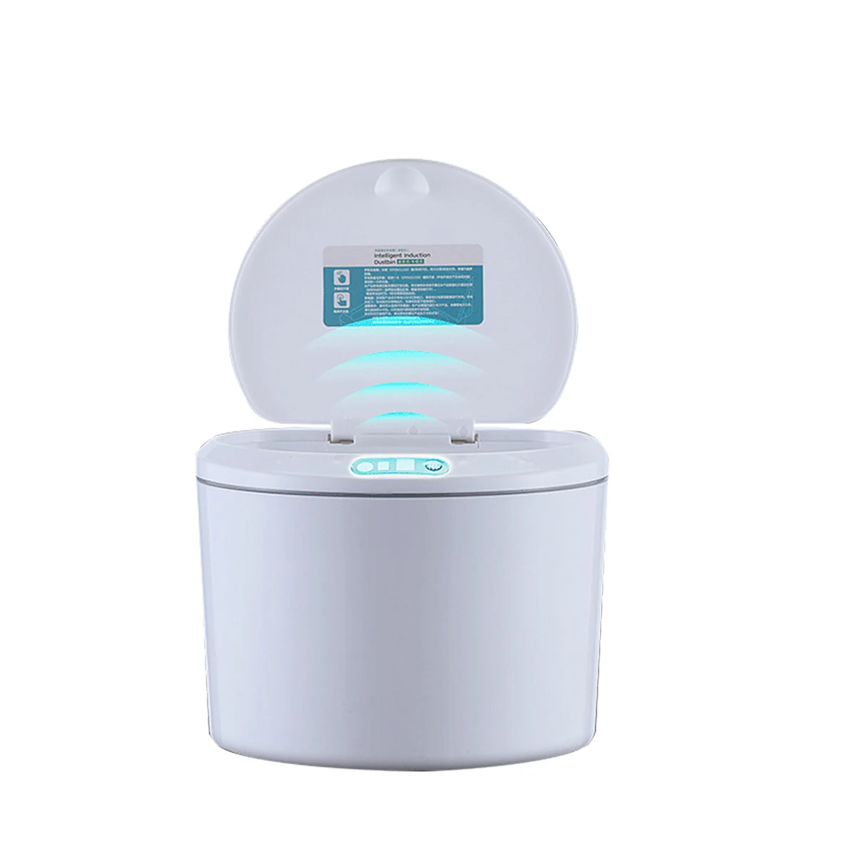 

Умная Индукционная мусорная корзина, креативная однотонная настольная корзина для закусок, канцелярские принадлежности, корзина для отход...