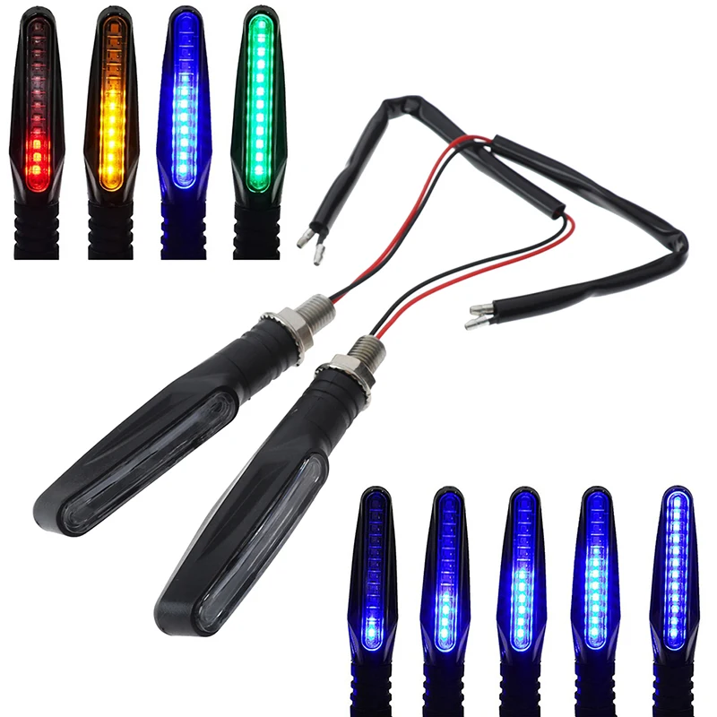 

Motorcycle Turn Sequential Signals LED Blinker Flowing Water Flashing Lights Tail Stop Indicators Turn Signal