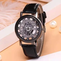 fashionable casual mens watch hollow out strap watch not mechanical expression couple table model undertakes to men and women