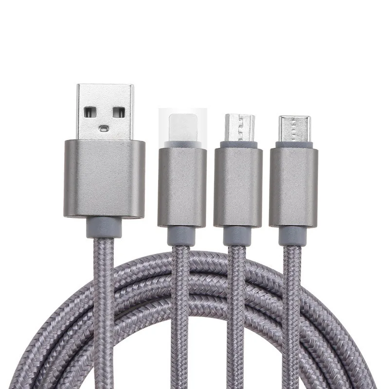 Быстрая зарядка USB линия 3 a кабель для передачи данных type-C кабель для зарядного устройства Micro USB кабель как одна телефонная линия для iPhone7