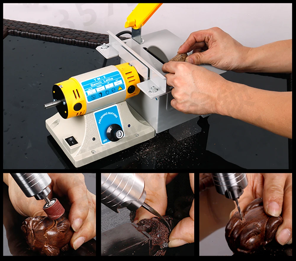 Драгоценный камень скамейка верстак токарный станок Нефритовый режущий 350 Вт 10000