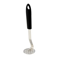 304 stainless seel potato masher manual potato masher with silicone handle auxiliary material masher household kitchen tool