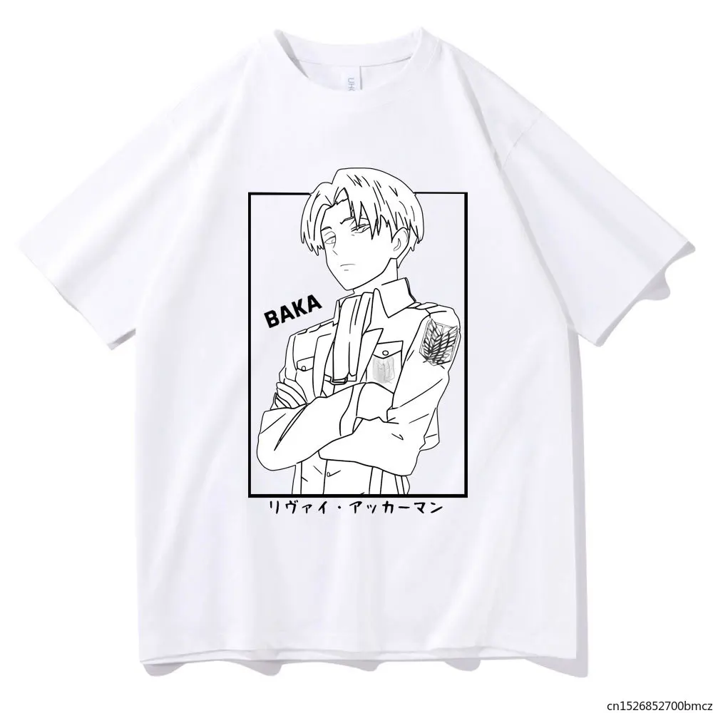 

Anime Attack on Titan T Shirt Top AckerWoWomen Pattern T-shirt Summer Basic Short Sleeve