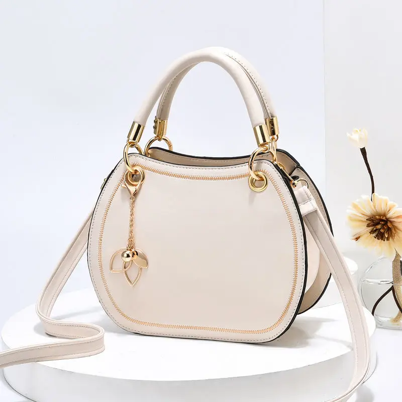 Кожаная сумка-седло белые роскошные сумки для женщин новинка 2021 модная брендовая