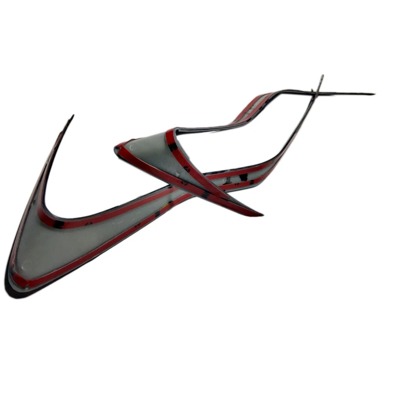 

Car Carbon Fiber ABS Head Front Light Cover Trim Eyebrow for Subaru XV 2012-2016