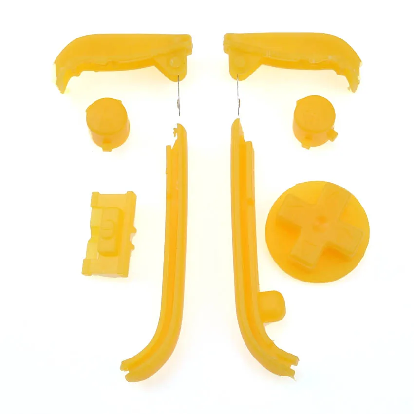 G Yellow Cltgxdd многоцветные кнопки клавиатуры L R A B кнопки для Gameboy Advance кнопки рамка для GBA D колодки мощность вкл выкл управления Кнопка - Цвет: G Yellow