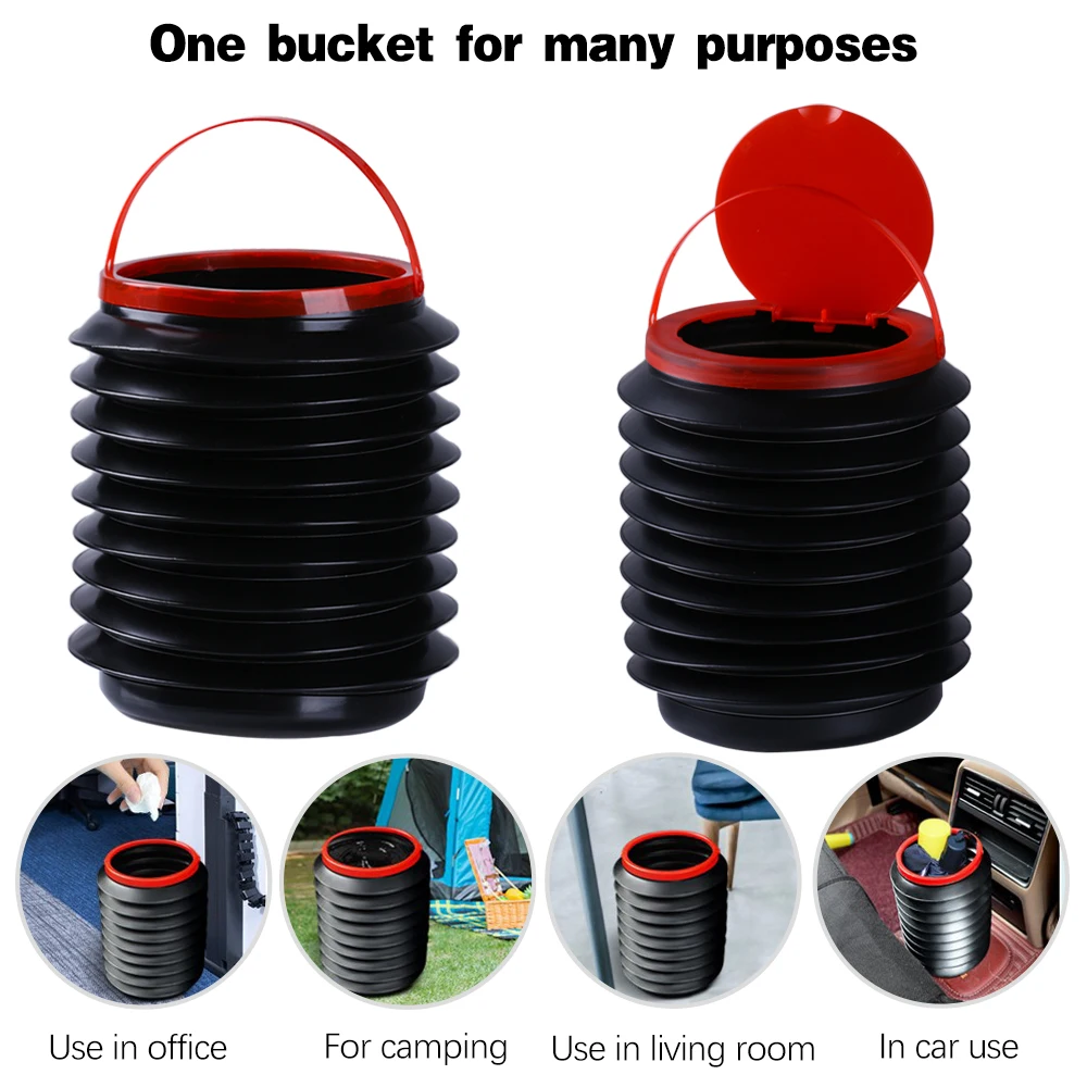 Цвет случайный! Полезное складное водонепроницаемое тряпичное ведро для