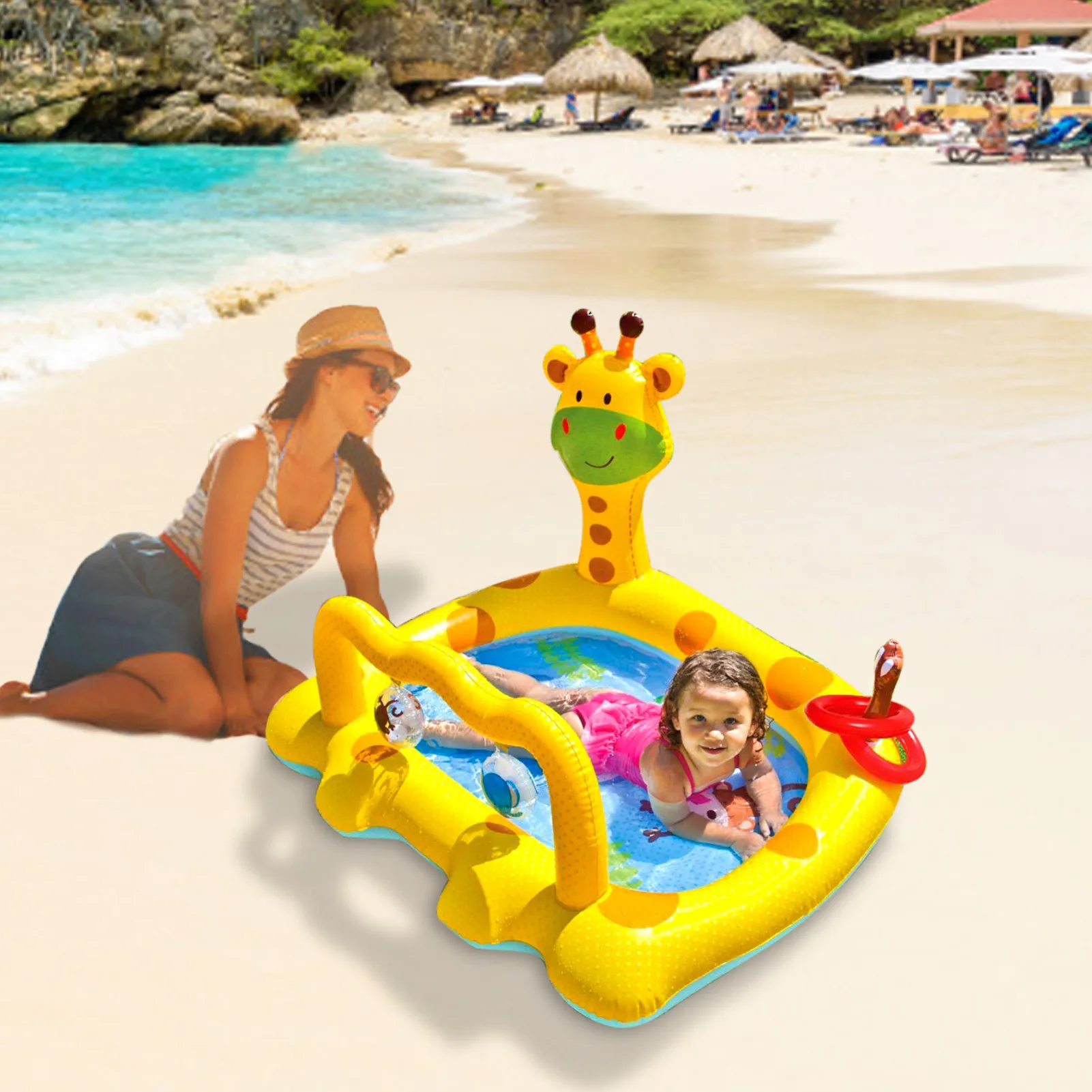 

Summe Baby Swimming Pool Inflatable Kids Swim Pool Thickened Summer Cool Padding Pool Water Toys Party Supply For Baby Kids
