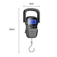 80 hot sale 50kg multi use accurate electronic hanging scale with 160cm measuring tape for fishing accessories