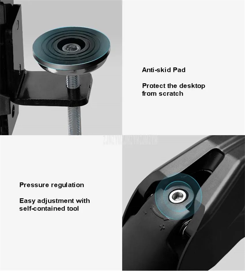 Desktop LCD Monitor Mount Stand Display Screen Rack Holder Rotating Display Monitor Bracket Fit for 17"-27" Max Support 9KG