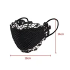 Маска для фильтрации воздуха Kawaii PM2.5, нежная Кружевная аппликация, моющаяся и многоразовая маска для лица, маска для лица # j2s