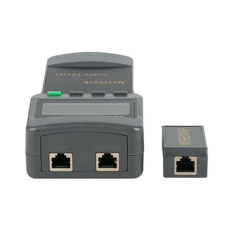 SC8108 LCD Network Tester Meter RJ45 Cat5E Cat6 UTP LAN Phone Cable Tester RJ11 Cable Meter with LCD Display