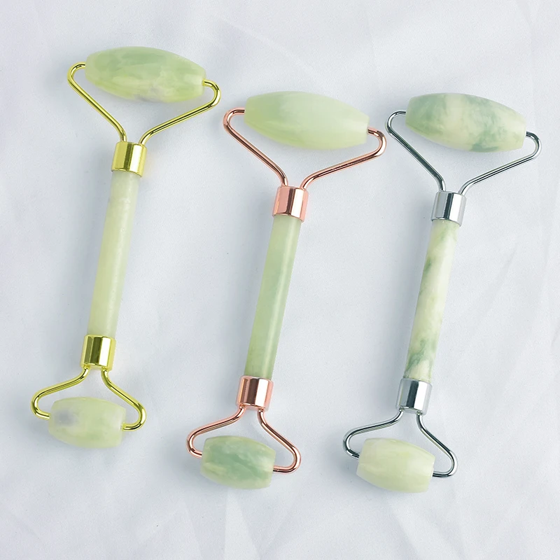 

Jade Roller Facial Massager Natural Xiuyan Jade Roller Face Beauty Practical Tool Anti Wrinkle Portable Beauty Health Care Tools