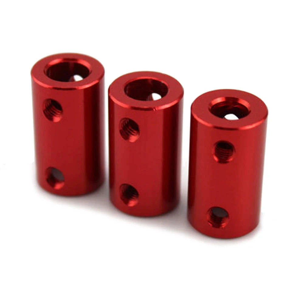 Aluminum Rigid Shaft Coupler with Multiple Sizes - 2mm, 3mm, 3.17mm, 4mm, 5mm, 6mm, 6.35mm, 7mm, 8mm, and 10mm - for Motor Connector and Rigid Coupling image 4