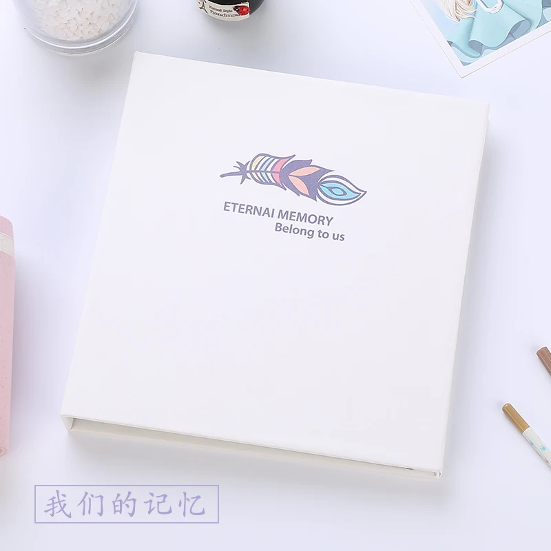 Ламинированный альбом ручной работы PA21 в виде свободных листьев для творчества