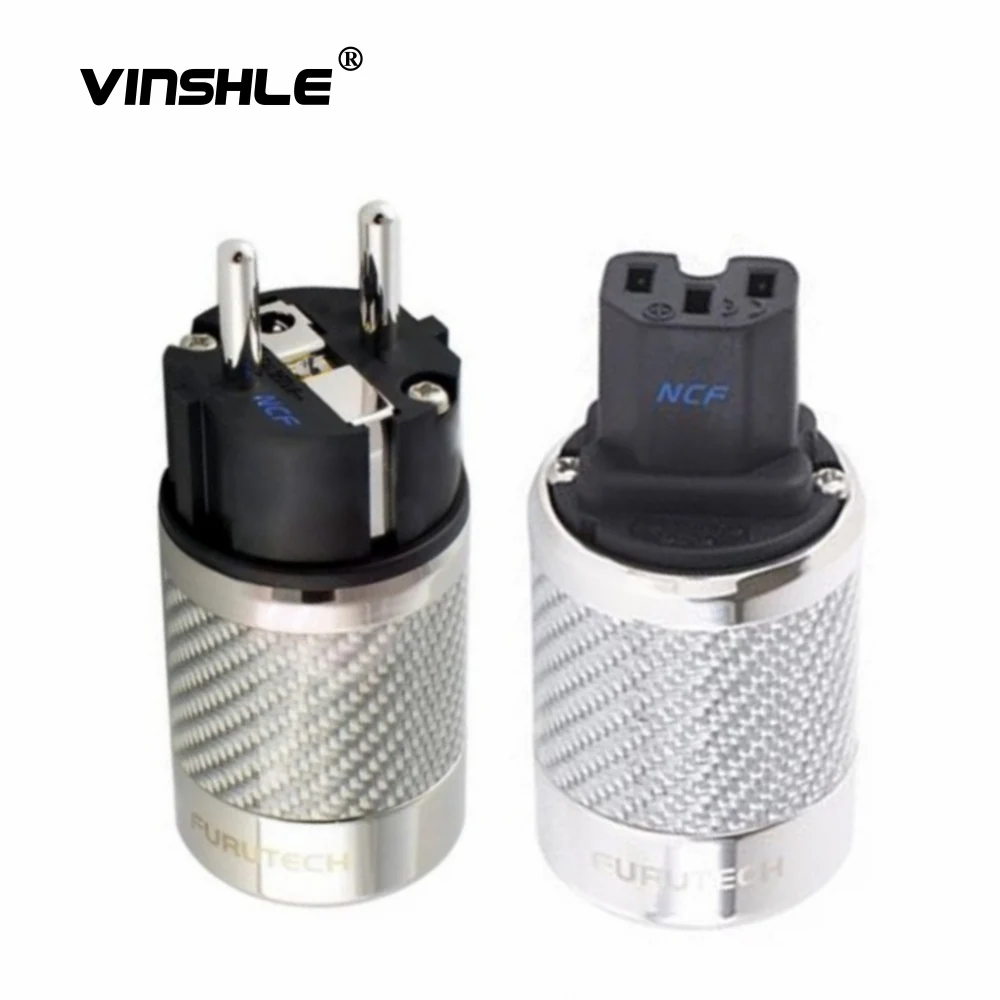 Furutech FI-E50/FI-50 NCF Nano Schukostecker кристалл питания родиевое покрытие питания вилка класса high end коробка матихур 15А 125 в