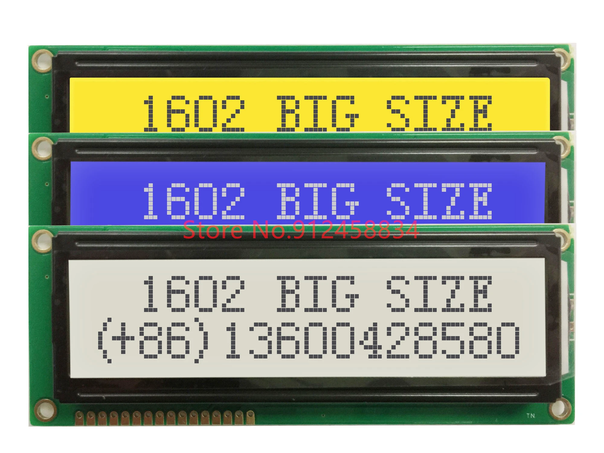 Большой размер 1602 16x 2 ЖК-дисплей модуль 122x44 мм LC1622 JHD1602G 1602B HD44780 | Электронные