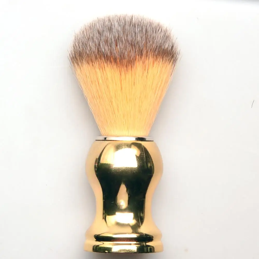 CSB синтетическая нейлоновая мягкая щетка для бритья мужчин золотая ручка