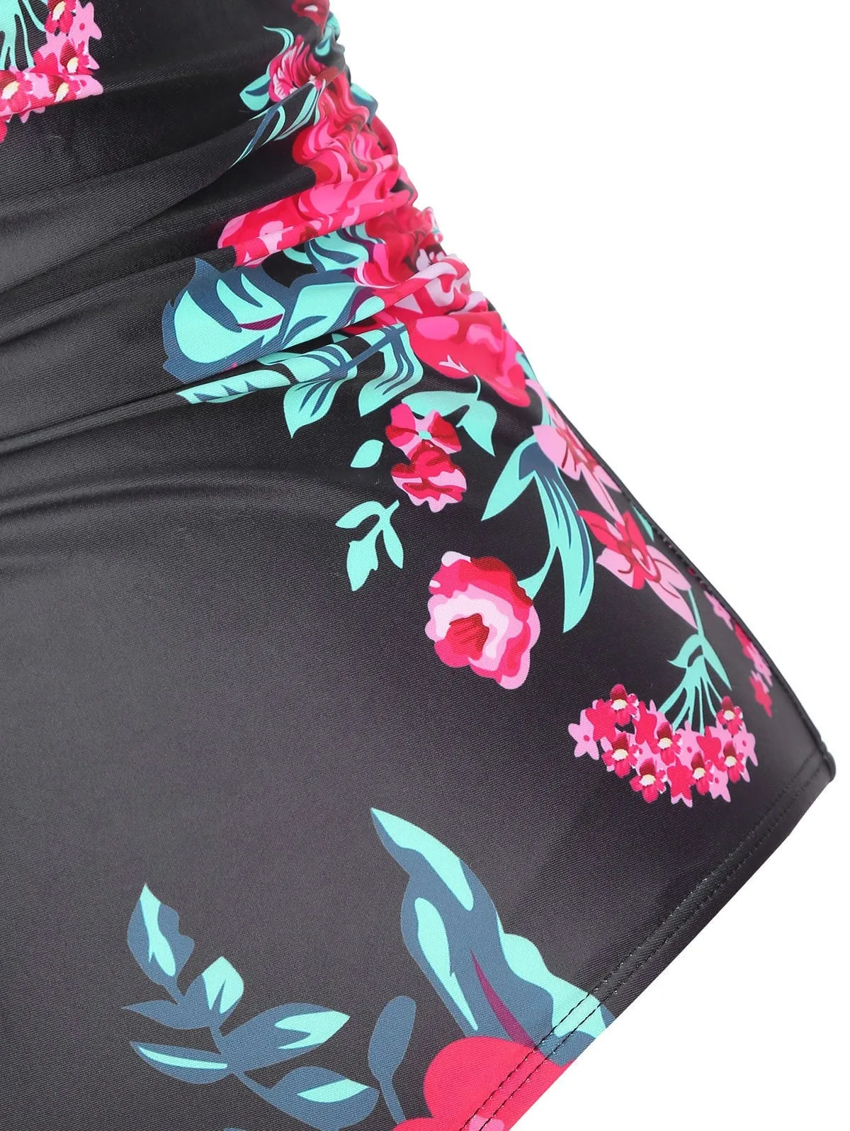 

Plus Size Swimsuit One Piece Floral Print Women'S Swimming Suit Summer Swimsuit Maillot De Bain Femme Biquini Swimwear Women