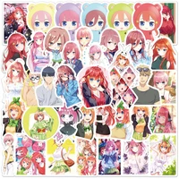 1050pcs pack the quintessential quintuplets anime stickers laptop luggage skateboard bicycle guitar waterproof sticker kids toy