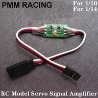 rc model servo signal amplifier anti interference receiver output for 110 rc crawler drift truck trx4 scx10 114 scania actros