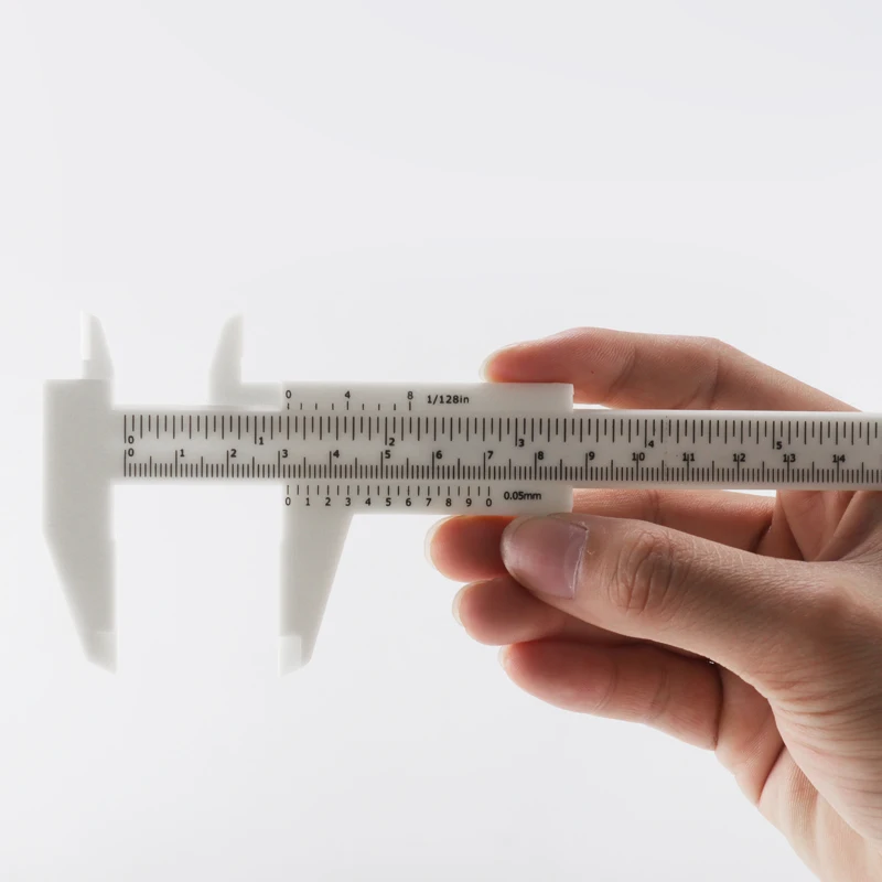 Принадлежности для перманентного макияжа Пластиковый штангенциркуль линейка